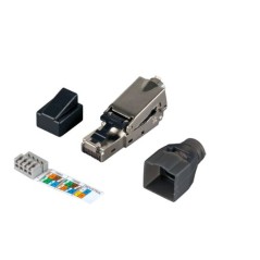"High-Quality MicroConnect RJ45 STP Connector CAT6 - KON027 for Superior Networking"